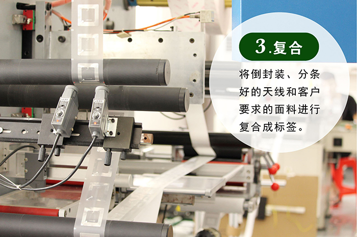 RFID空白PET防偽標簽超高頻 AZ9629 25*25mm生產(chǎn)工藝之復合